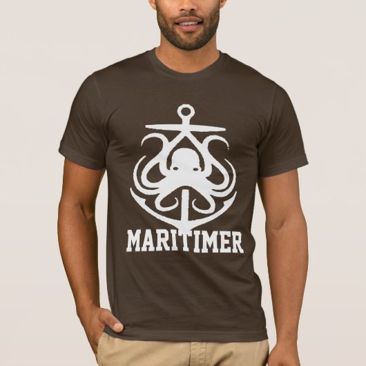 マリタイマーいかりタコ航海のシャツ Tシャツ (正面)