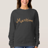マリタイマーシャツNova Scotia Atlantic Province スウェットシャツ (正面)
