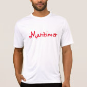 マリタイマーシャツNova Scotia Atlantic Province red Tシャツ (正面)