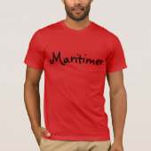 マリタイマーシャツNova Scotia Atlantic Province red Tシャツ (正面)