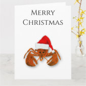 マリタイムサンタクロースカニ カード (黄色い花)