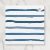 マリタイムダークブルー《キリスト教》洗礼式や命名式パーティーありがとう フェイバータグ (裏面)