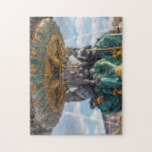 マリタイムファウンテンアットプレイドラコンコルド – パリ ジグソーパズル (縦)