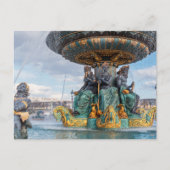 マリタイムファウンテンアットプレイドラコンコルド – パリ ポストカード (正面)