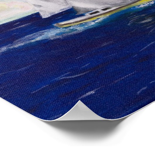 マリッサの帆船ポスター ポスター (角)