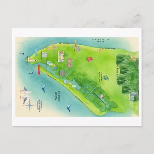 マリッサは居心地の良い謎を調査する シーズンポストカード (正面)