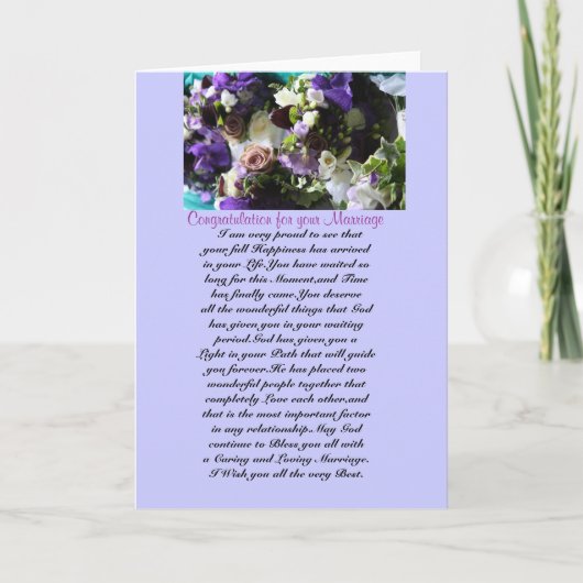 マリッジ カード (正面)