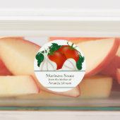 マリナラソース原料缶詰食品ラベル ラベル (貼付)