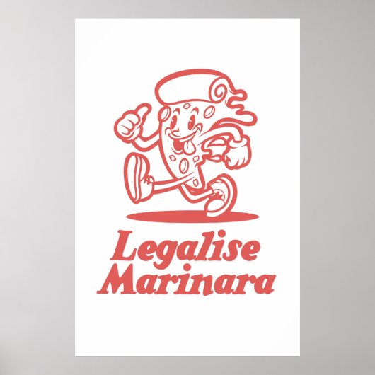 マリナラポスターを合法化する ポスター (正面)