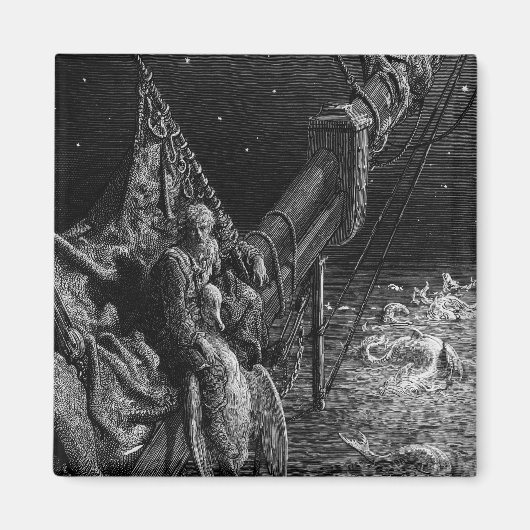 マリナーは海の蛇を眺める マグネット (正面)