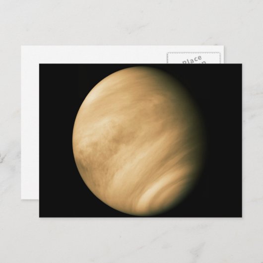 マリナー10号のNASAフライバイ写真による金星 ポストカード (正面/裏面)