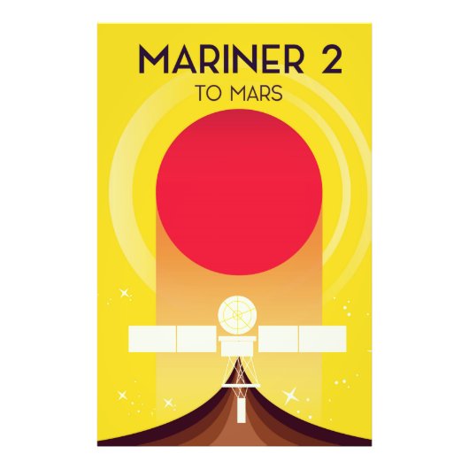 マリナー2号 火星へ フォトプリント            (正面)