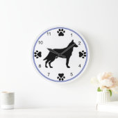 マリノイスシルエット ラージ壁時計 (ホーム)