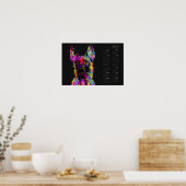 マリノワの子犬 – ベルギーの羊飼い – カレンダー2019 ポスター (キッチン)