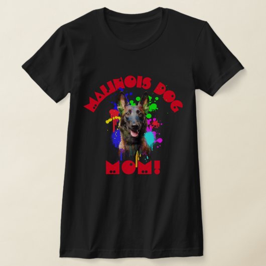 マリノワママ犬最高の愛犬ママ Tシャツ (レイダウン)