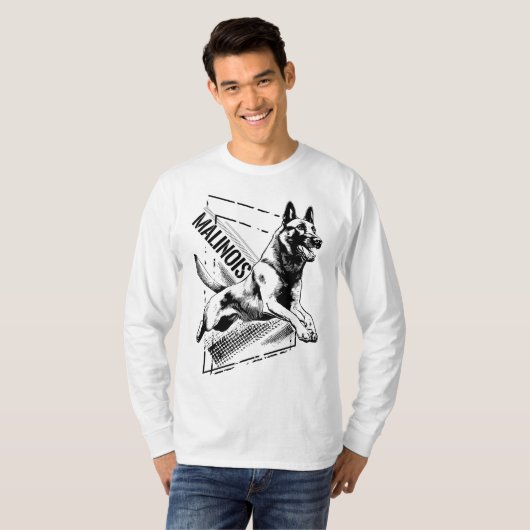 マリノワ – ベルギーの羊飼い – メヘラー Tシャツ (正面フル)