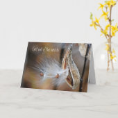 マリファナのポッドが早く元気になる カード (黄色い花)