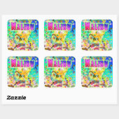 マリブエポックアワーステッカー スクエアシール (シート)