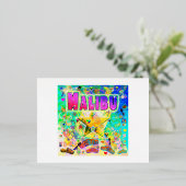 マリブエポックアワーハガキ 箔シーズンポストカード (立ち正面)