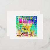 マリブエポックアワーハガキ 箔シーズンポストカード (正面/裏面)