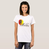 マリブカリフォルニアの記念品 Tシャツ (正面フル)