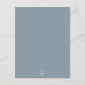 マリブカリフォルニアビーチウォーター結婚カラー詳細 エンクロージャーカード (裏面)