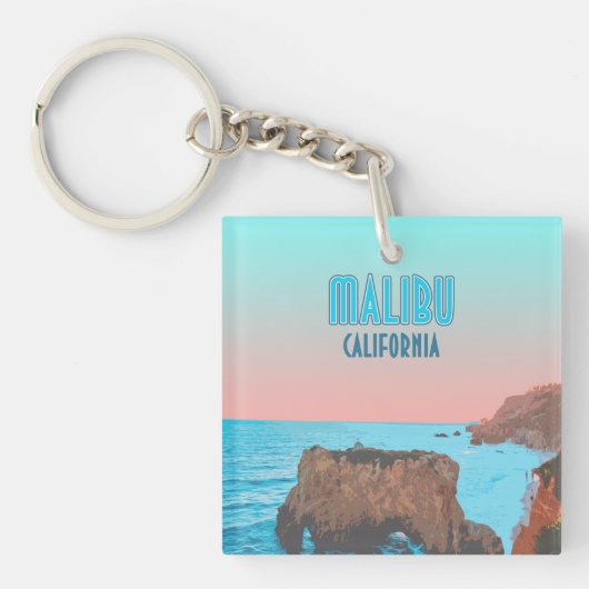 マリブカリフォルニアマタドールビーチヴィンテージ キーホルダー (正面)