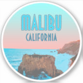 マリブカリフォルニアマタドールビーチヴィンテージ シール (正面)