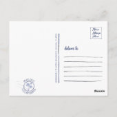 マリブカリフォルニアレトロサンセットデミディーズ1950s ポストカード (裏面)