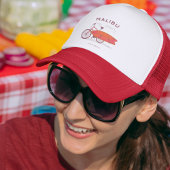 マリブカリフォルニアヴィンテージビーチサーフィンサーフ キャップ