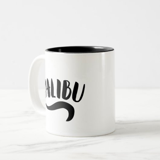 マリブカリフォルニア ツートーンマグカップ (正面左)