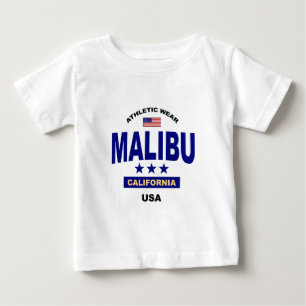 マリブカリフォルニア ベビーTシャツ