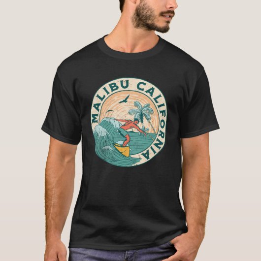 マリブカリフォルニア Tシャツ (正面)