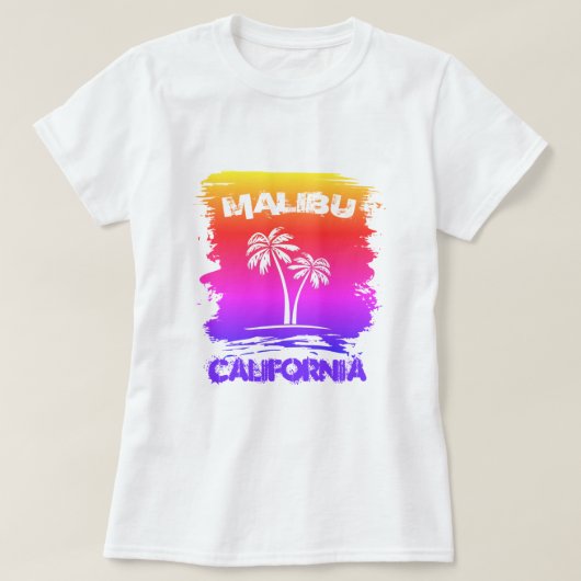 マリブカリフォルニアTシャツ Tシャツ (デザイン正面)