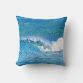 マリブジェムフィジー波コットンピロー クッション (正面)