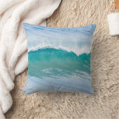 マリブジェム海ウェーブコットンピロー クッション (ブランケット)