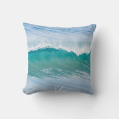 マリブジェム海ウェーブコットンピロー クッション (正面)