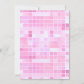 マリブドールベスティーズビーチ誕生日ピンクグリッター 招待状 (裏面)