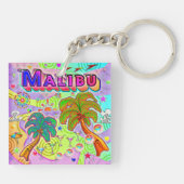 マリブバケーションターゲットキーチェーン キーホルダー (裏面)