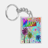 マリブビッドロマンスキーチェーン キーホルダー (正面左)