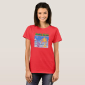 「マリブビーチ」サーファー・シャツ Tシャツ (正面フル)