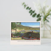 マリブポストカードアダムソンハウスピーコックファウンテン ポストカード (スタンド正面)