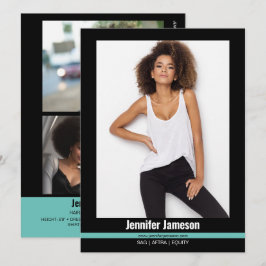 マリブリッジ4モデル俳優タレントフリップカード 招待状