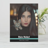 マリブリッジ4 | コンポジットカードのモデリング 招待状 (スタンド正面)