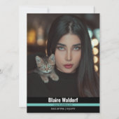 マリブリッジ4 | コンポジットカードのモデリング 招待状 (正面)