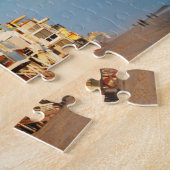 マリブ・カリフォルニア州。クリスマスグリーティング ジグソーパズル (側面)