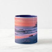 マリブ、カリフォルニア州、美しい風光明媚な写真、 マグカップ (中央)