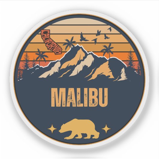 マリブ・カリフォルニア シール (正面)