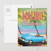 マリブ カリフォルニア ポストカード (正面/裏面)