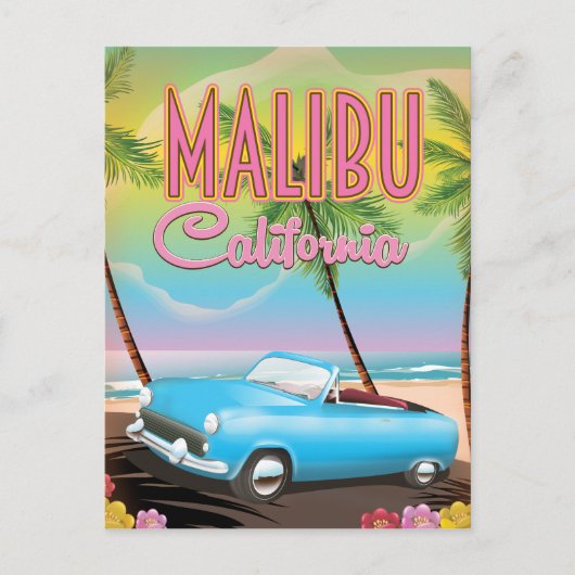 マリブ カリフォルニア ポストカード (正面)